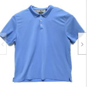 Van Heusen Traveller Mens Polo Blue Shirt